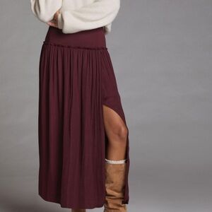 Current Air Flowy A-Line Maxi Skirt NWOT